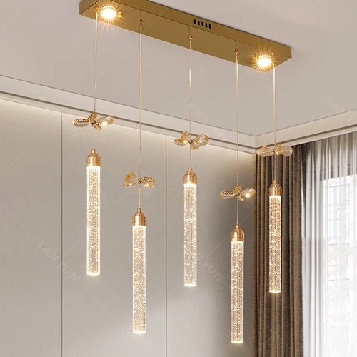 Suspension moderne en cristal