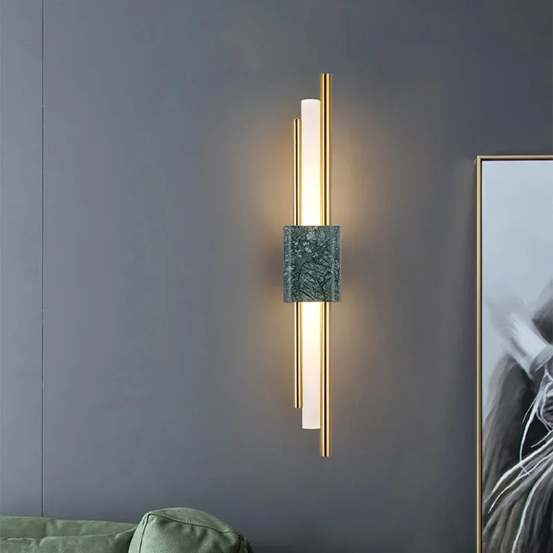 Applique murale Led en marbre moderne - vue 2 sur 10