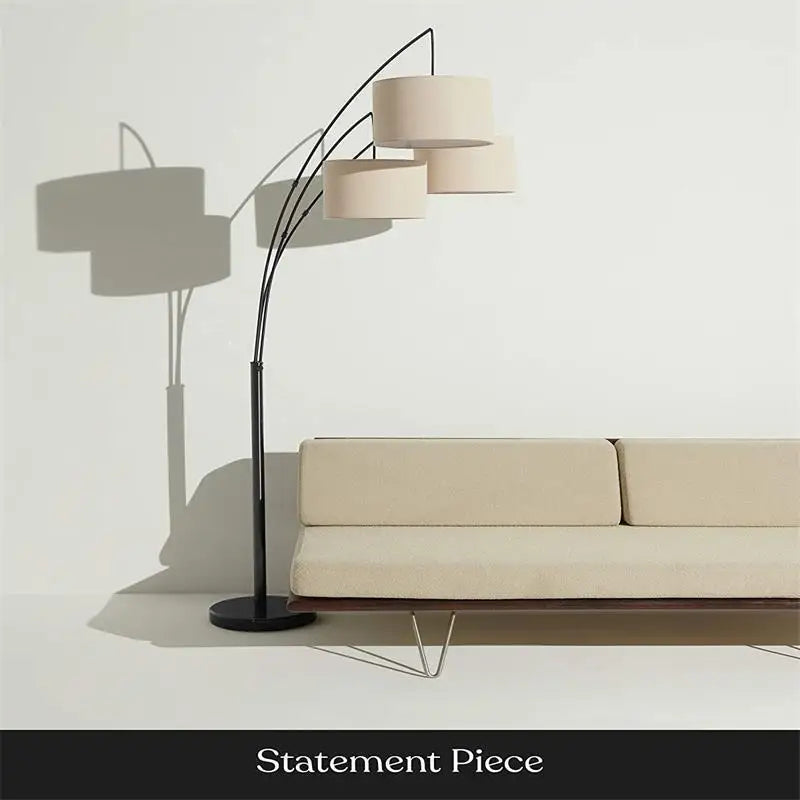 Lampadaire minimaliste américain rotatif Led - vue 4 sur 8