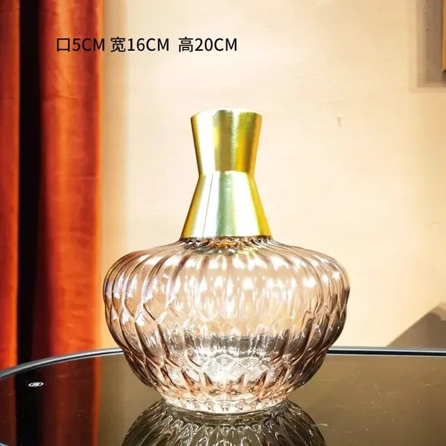 vase en verre décoratif pour arrangements floraux modernes - vue 14 sur 16