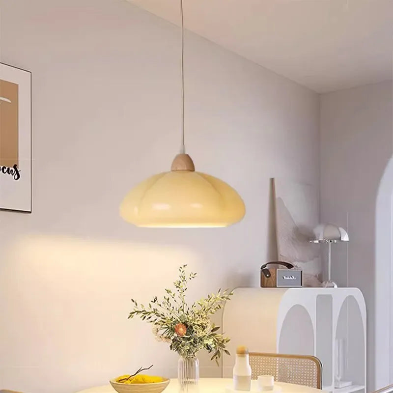 Suspension LED en forme de citrouille - vue 3 sur 9