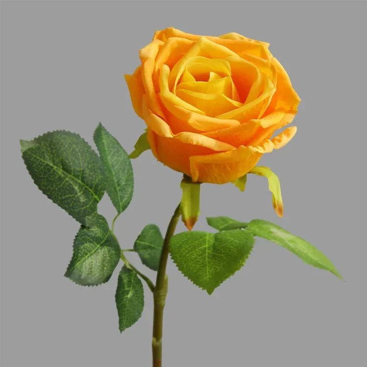 fleurs artificielles en latex roses pour décoration élégante et réaliste