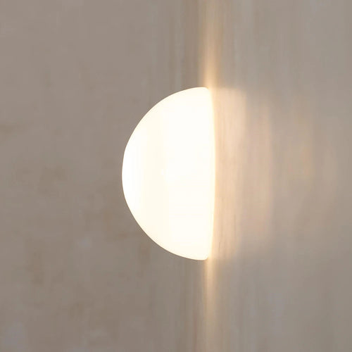 Wandleuchte aus Glas minimalistisch nordisches Halbkugel-Design - vue 4 sur 7