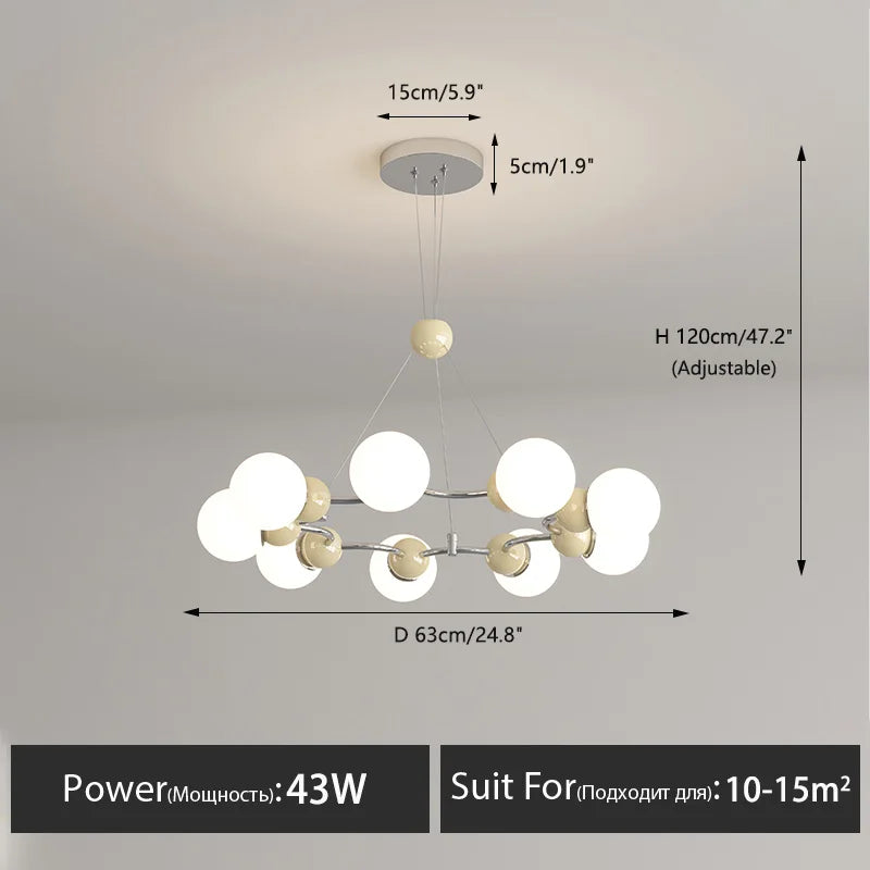 Moderne LED-Pendelleuchte für elegante Innendekoration - vue 21 sur 22