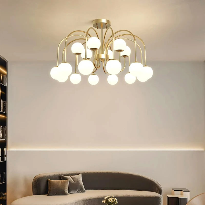 lustre Salon décoration salon chambre décor salle à manger LED lumières pour chambre intérieur - vue 5 sur 9