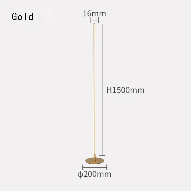 lampadaire led minimaliste moderne nordique pour étude