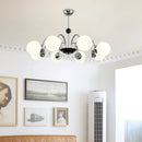 Moderner Kronleuchter Bauhaus Magic Bean französischer Creme-Luxus