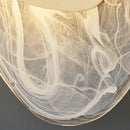 applique murale LED créative en verre pour décoration artistique