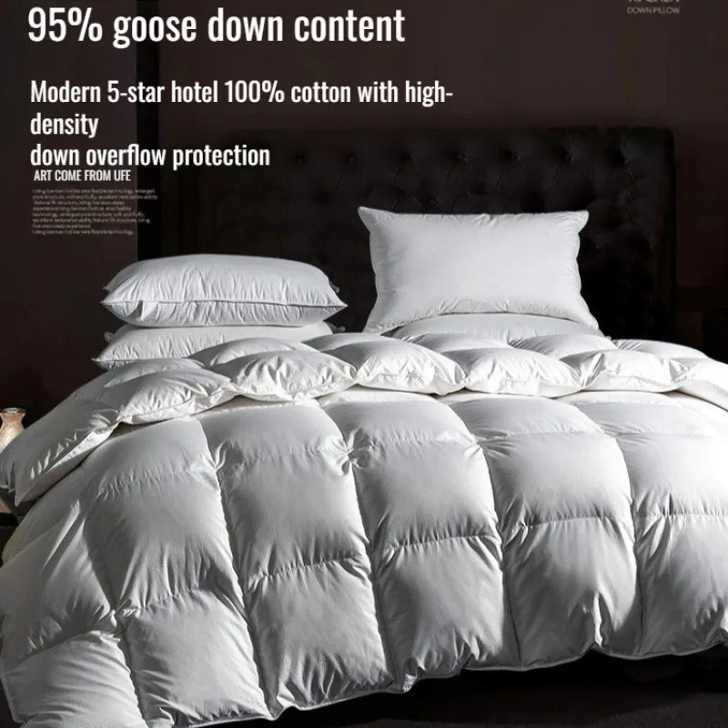 Couette en duvet d'oie confortable pour l'hiver cadeau idéal étudiant