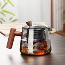 Théière japonaise en verre résistant chaleur style gaiwan