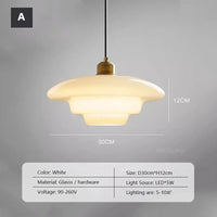 lampe suspendue en verre led moderne nordique décorative