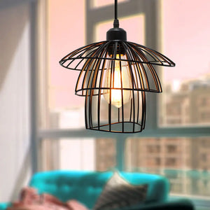 Moderne Pendelleuchte aus Eisen im Retro-Stil für die Innendekoration