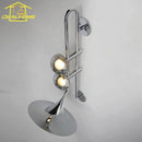 applique murale led saxophone au style industriel romantique pour restaurant