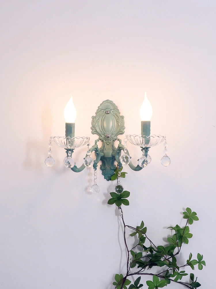 applique murale en cristal pour éclairage intérieur décoratif - vue 4 sur 10