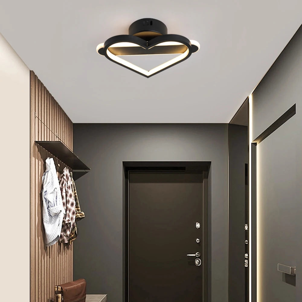 Applique murale Led Simple et moderne en forme de cœur - vue 3 sur 8