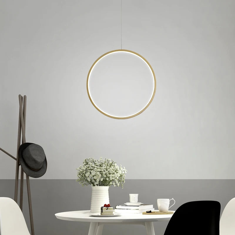 Minimalistischer LED-Kronleuchter im nordischen Stil für den Innenbereich - vue 3 sur 18