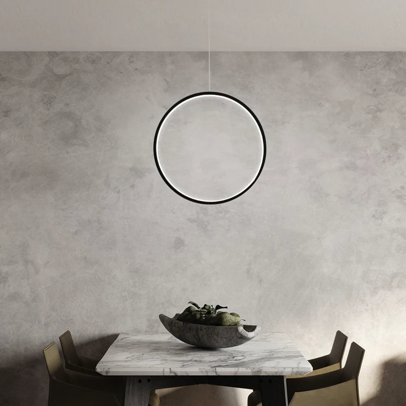 Minimalistischer LED-Kronleuchter im nordischen Stil für den Innenbereich - vue 6 sur 18