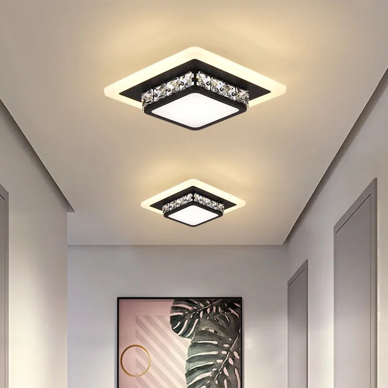 plafonnier led moderne pour éclairage intérieur escalier - vue 4 sur 7