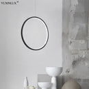 Minimalistischer LED-Kronleuchter im nordischen Stil für den Innenbereich