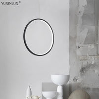 Minimalistischer LED-Kronleuchter im nordischen Stil für den Innenbereich