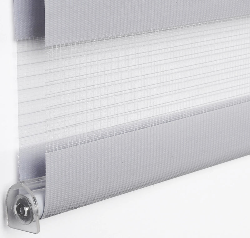 Store vénitien occultant motif zèbre sans perçage fenêtre