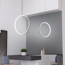 Minimalistischer LED-Kronleuchter im nordischen Stil für den Innenbereich