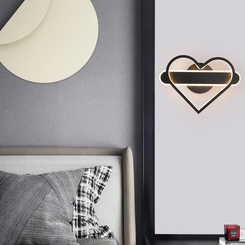 Applique murale Led Simple et moderne en forme de cœur