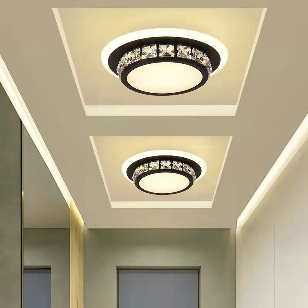 lustre suspension luminaire led moderne pour escaliers intérieur - vue 4 sur 6