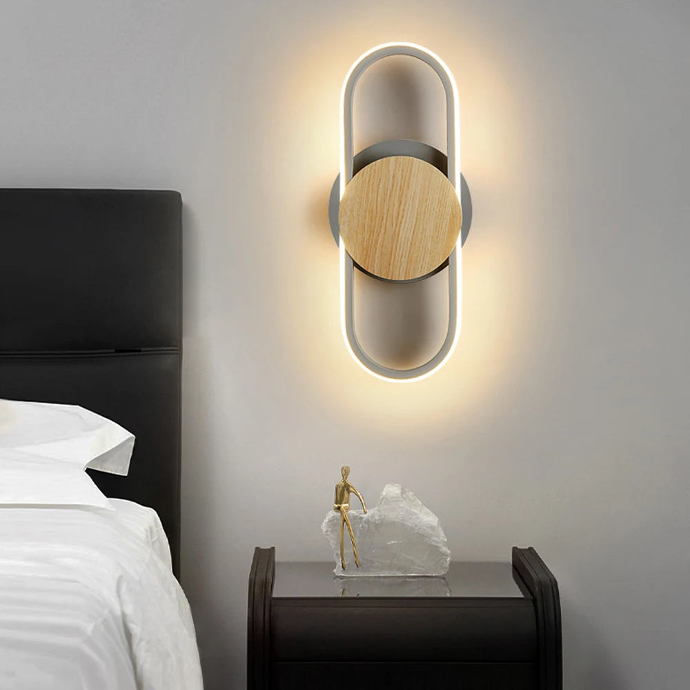Applique murale LED moderne pour couloir chambre lampe de plafond intérieure pour allée éclairage domestique applique murale éclairage lampara de pared - vue 4 sur 8