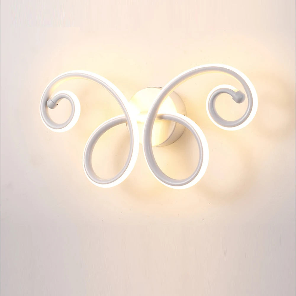 plafonnier led moderne lumineux pour intérieur luminaire nordique - vue 6 sur 7