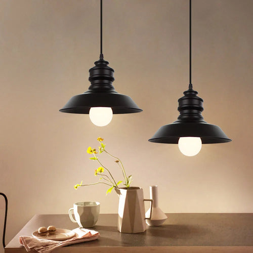 lampe led suspendue rétro en fer décoratif d'intérieur idéal loft