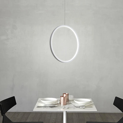 Minimalistischer LED-Kronleuchter im nordischen Stil für den Innenbereich - vue 4 sur 18