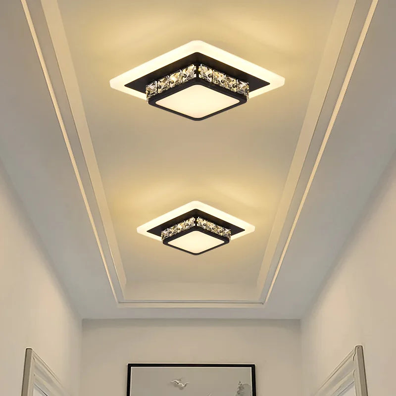 plafonnier led moderne pour éclairage intérieur escalier - vue 3 sur 7