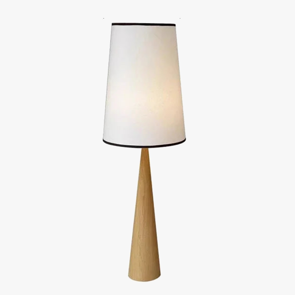 Abat-jour en tissu de Grain de bois minimaliste nordique