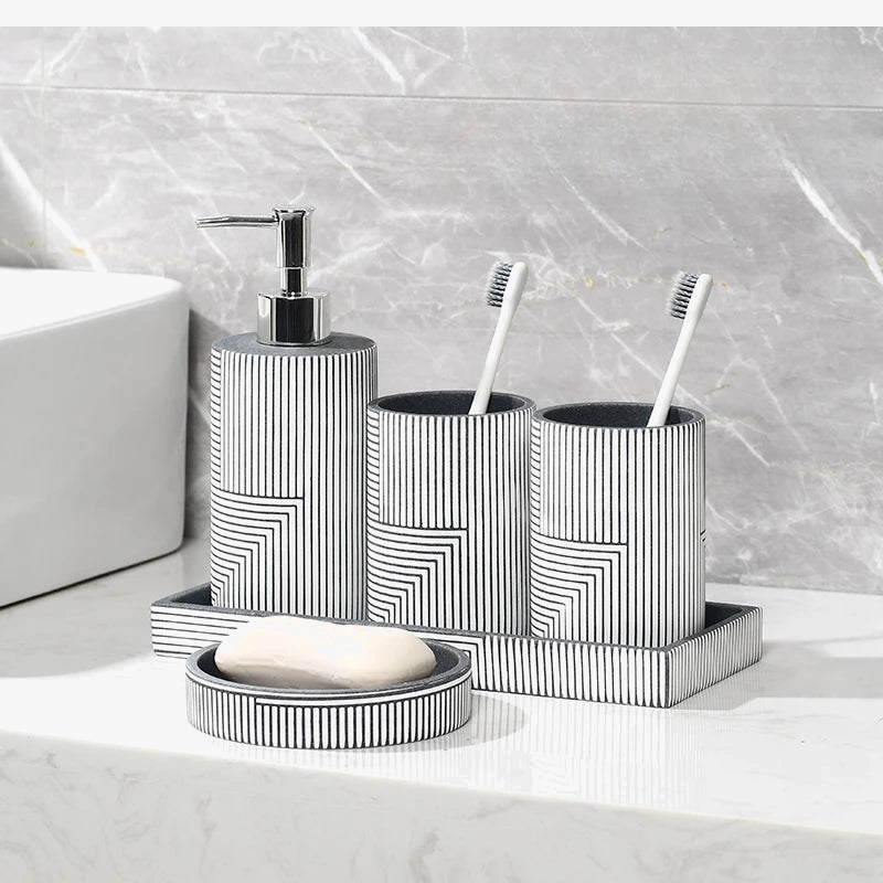 accessoires de salle de bain de luxe européens élégants et légers