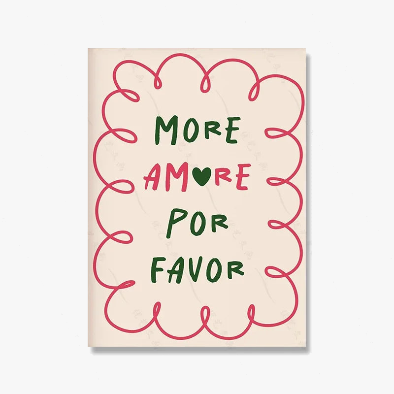 affiche artistique de citation sur la nourriture pour décoration intérieure