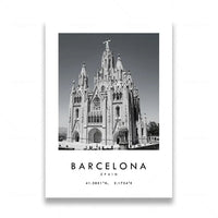 affiche photographie voyage en ville noir et blanc décoration artistique