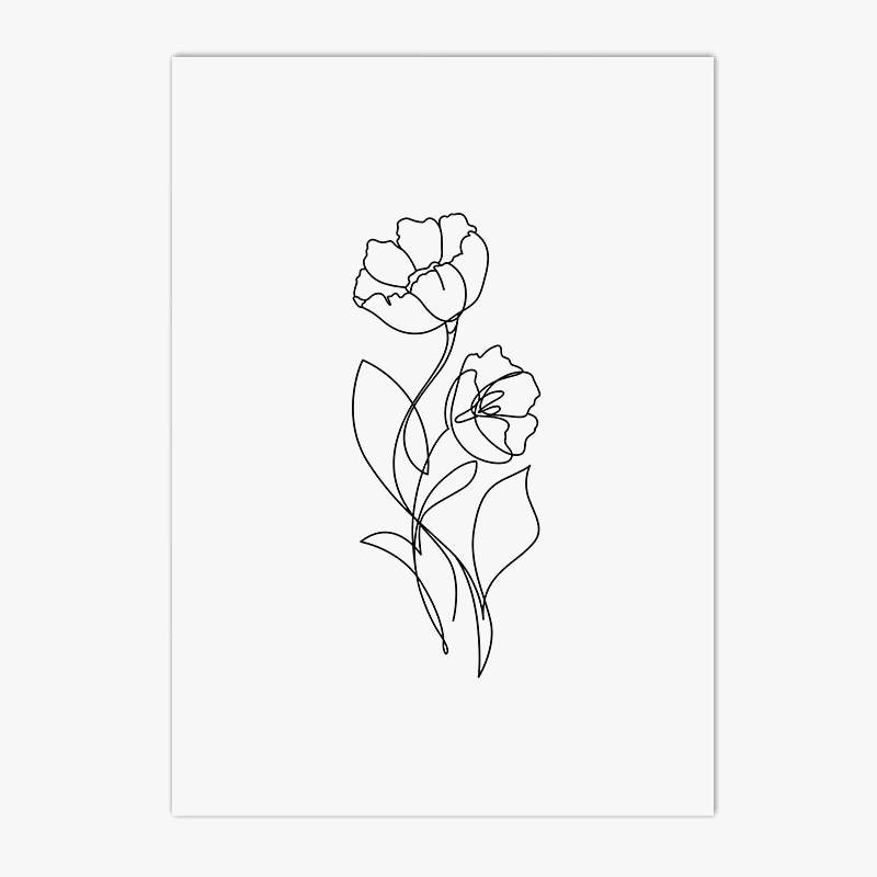 affiches abstraites de couples pour décoration intérieure minimaliste
