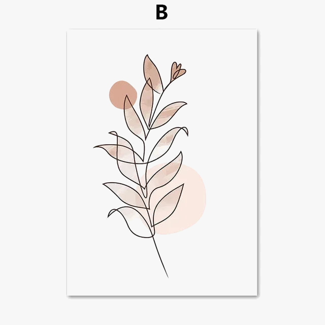 affiches abstraites de femmes art mural minimaliste décor intérieur