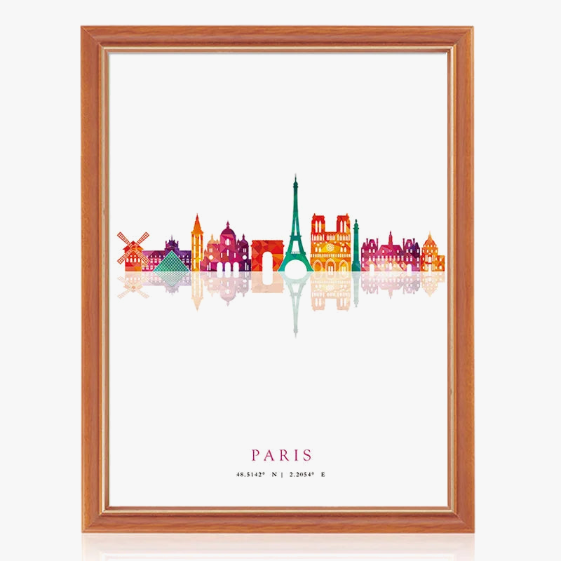 affiches et impressions des skylines de grandes villes