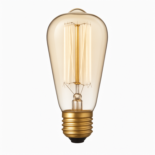 Ampoule conique à incandescence filament vintage 40W Edison