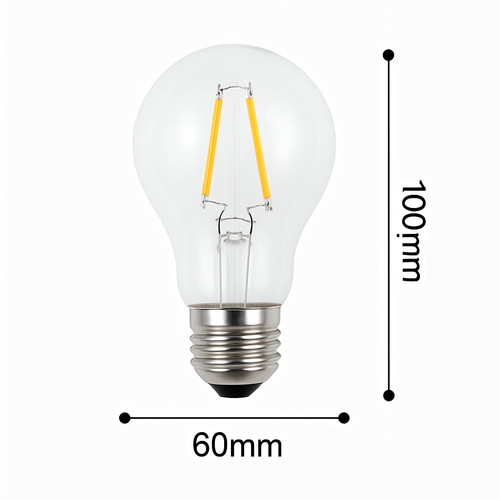 Ampoule globe LED E27 filament à incandescence Edison