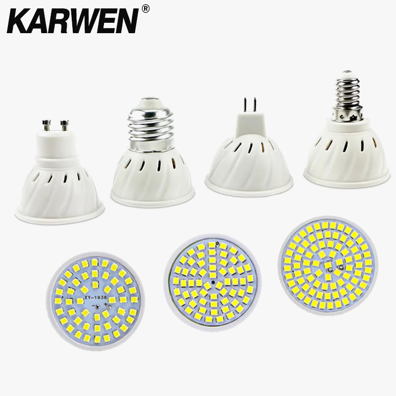 ampoule led 48 60 80 lumières 2835 smd pour éclairage intérieur
