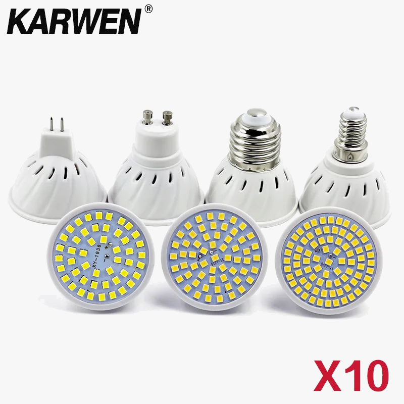 ampoule led mr16 gu10 lot de dix projecteurs intérieurs