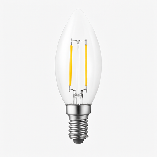 Ampoule LED ovale E14 à incandescence filament Edison