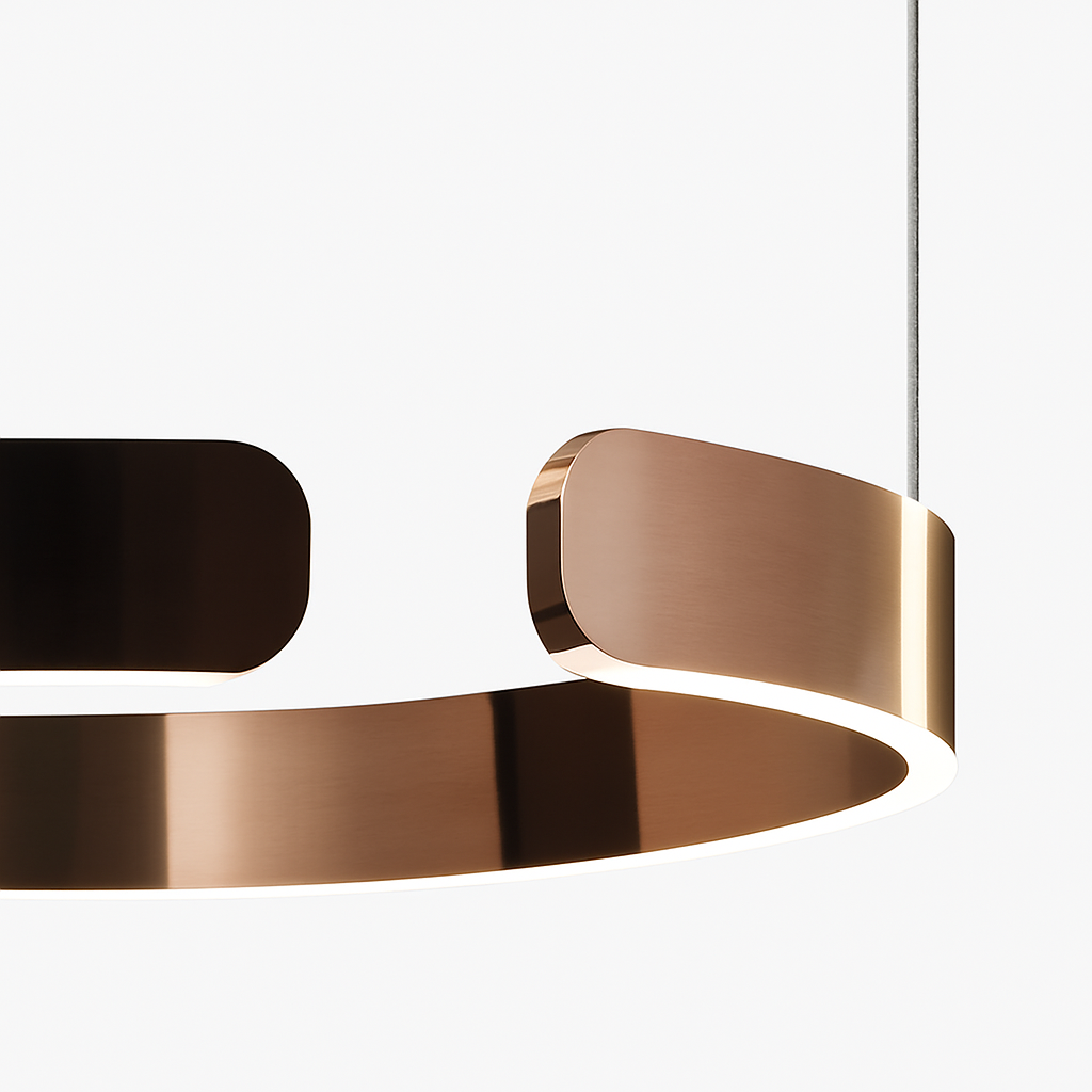 Anneau nordique suspension LED lampe réglable pour salle à manger salon Table centrale cuisine lustre décor à la maison lustres luminaire - vue 5 sur 30