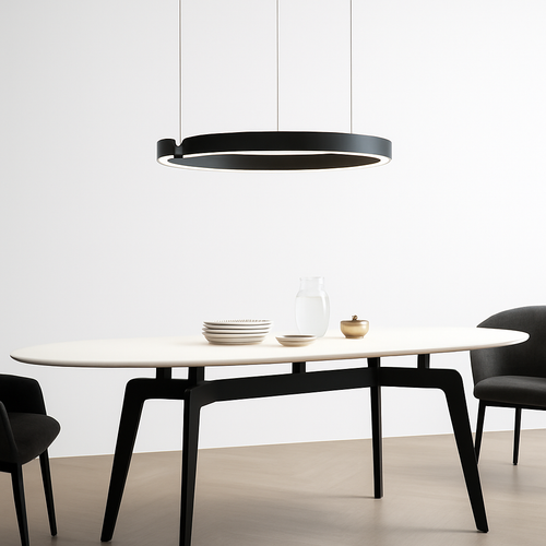 Anneau nordique suspension LED lampe réglable pour salle à manger salon Table centrale cuisine lustre décor à la maison lustres luminaire
