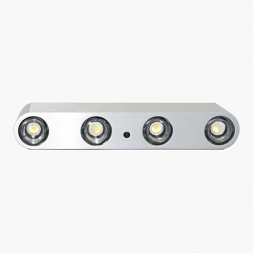 Applique chromé avec LED de couleur Sconce - vue 3 sur 11