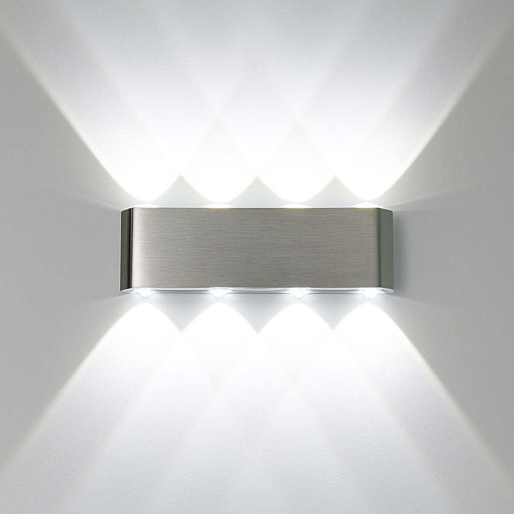 Applique chromé avec LED de couleur Sconce - vue 8 sur 11