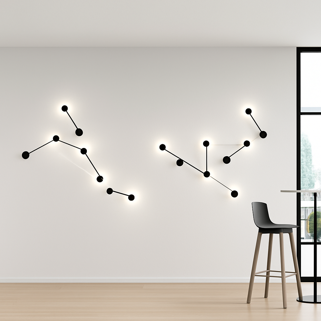 Applique design artistique à LED Dots - vue 6 sur 9